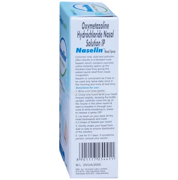 naselin nasal spray 10 ml